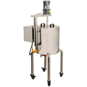 Lipstick Production Line Lipstick Materail Stirring And Heating Stainless Steel