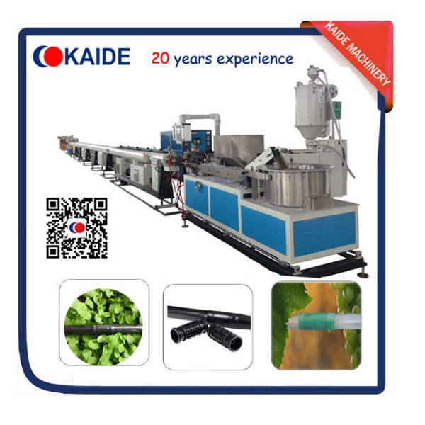 Buy Cylindrical Drip Irrigation Pipe Making Machine Supplier from China KAIDE at wholesale prices