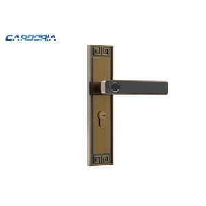Retro Style Fingerprint Smart Door Lock With Rechargeable Lithium Battery