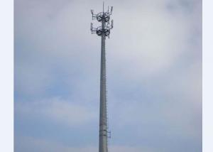 Quality High Weed Speed Self Supporting Antenna Mast ASTM A36 / ASTM A572 for sale