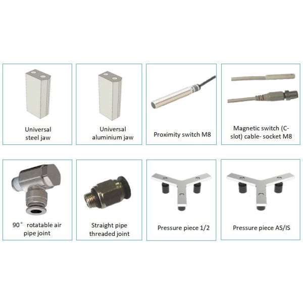 3 Jaw Parallel Gripper Accessories