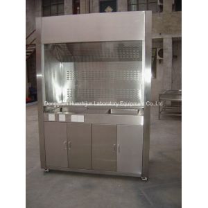 ISO14001 Stainless Ducted Fume Hood Wall Mounted Multi Function