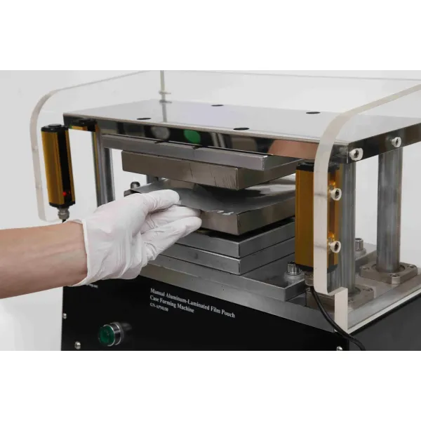 Automatic Punching Forming Machine for Mobile Phone Battery Aluminum Laminated Film Used for Battery Production Lab Rese