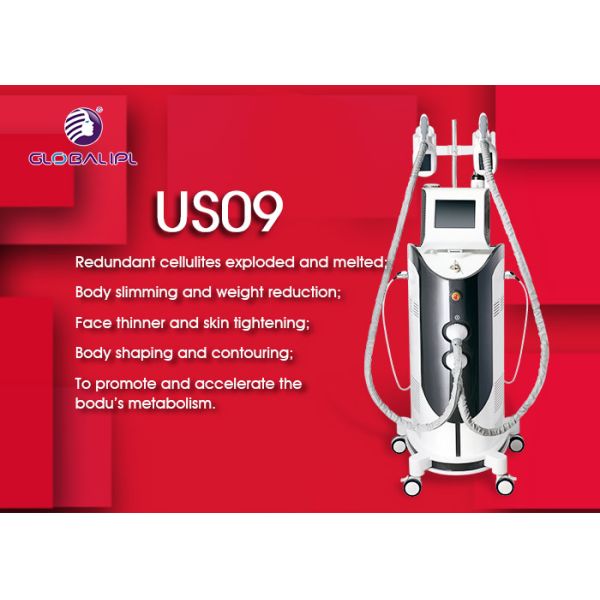 CE Standard Cryotherapy Body Slimming Equipment With Big Fat Freeze Handle