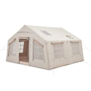 Custom Outdoor Inflatable House Air Tent Household Family Two-Room Waterproof