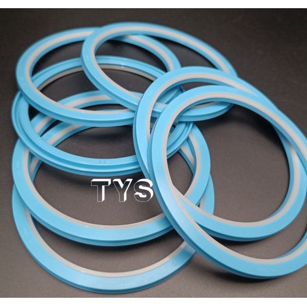 Buy 95x110.5x6.3 size blue&White High Quality Buffer Ring Seal For Excavator Hydraulic Rod china suppier Seal HBY at wholesale prices