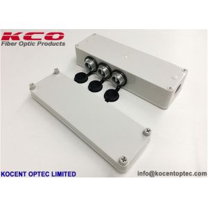 FTTA Pole Mountable ABS Optical Fiber Cable Joint Closure 6 Port PDLC Water