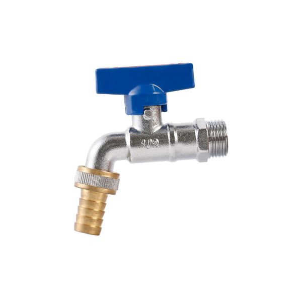 Buy Bathroom Forged Brass Washing Machine Tap Hose Bib With Ball Valve Nontoxic at wholesale prices