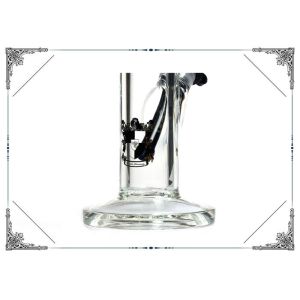 PHOENIX STAR 9MM Glass Bongs Straight Tube Smoking Water Pipe