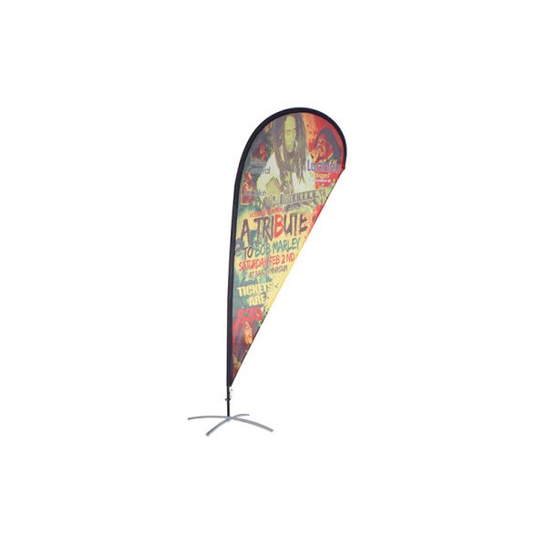 Music Festival Advertising Feather Flags , Exhibition Beach Printed Teardrop