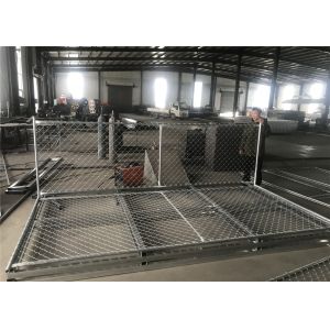 Temporary Chain Link Fence Panels 6'Height X 14' Width 35mm wall thickness 1.5mm