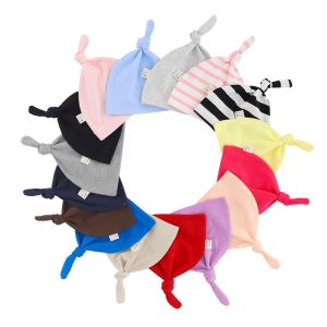 Knitted Organic Cotton Baby Knotted Hat Wholesale
