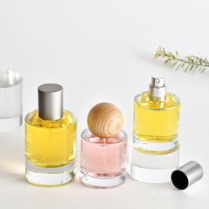 Perfume Glass Bottle 30ml 50ml Bayonet Cylinder Transparent Perfume Subpackage