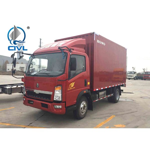 4x2 Van Cargo Truck 3 Ton Mini Howo Light Duty Commercial Trucks Fence Lorry Truck