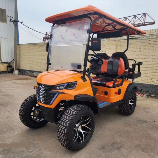 Buy Electric Golf Cart With Multiple Color Options Seat Configurations LED Headlights at wholesale prices