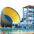 Large Fiberglass Water Slides for Aqua Funny , Large Tornado Water Slide for