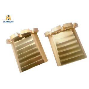 Customized Bronze Split Bushing Smooth Surface Treatment High Rotation Accuracy
