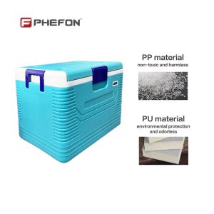 Medical Cooler Box with PU Insulation for Blood Reagent Transport
