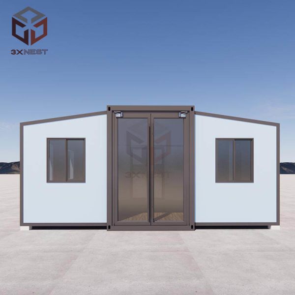 Buy Portable Fireproof Expandable Foldable 20ft Container House With Terrace at wholesale prices