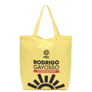 Geometric Yellow 8 OZ 40x11x34.5cm Cotton Recycle Bag