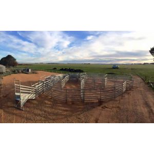 Oval Bar 6ft High Heavy Duty Galvanized Corral Panels For Cattle Feeding