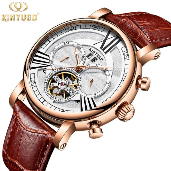 Buy Luminous Hand Waterproof Mechanical Watch Accurate Travel Time at wholesale prices