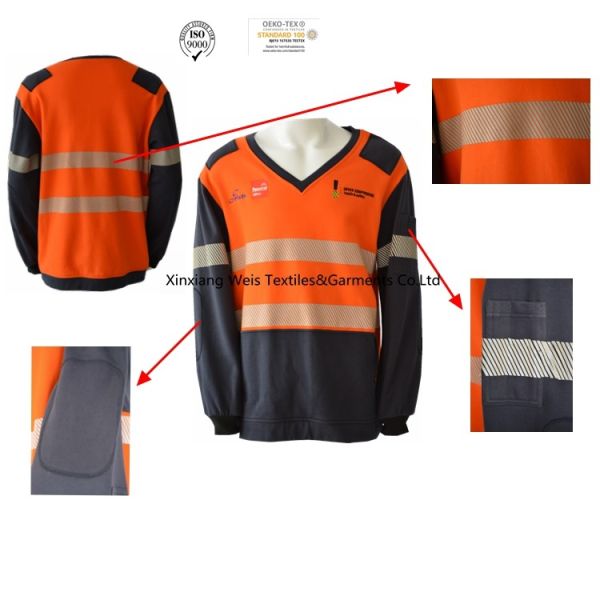 Buy Fire Retardant Work Shirts With Reflective Stripe at wholesale prices