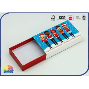 Chocolate Packaging Rigid Slide Drawer Paper Box Eco Friendly