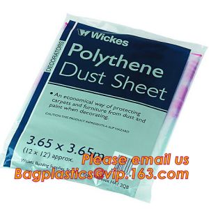 Plastics pe protective drop cloth, plastic protective drop cloth, Plastic protective drop cloth/ dust sheet/cover film