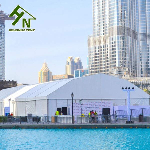 Arcum Canvas Party Tent Fire Retardant B1 Curve Aircraft Hangar Marquee