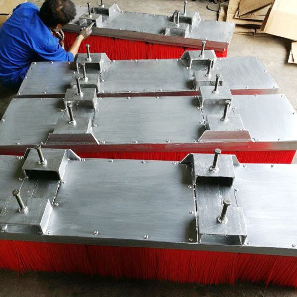 Metal Support 1.5m Forklift Sweeper Attachment Brush