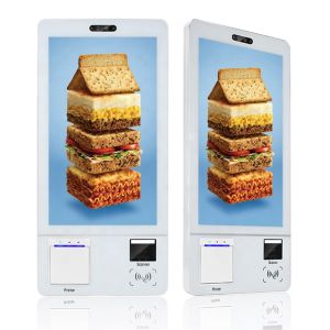 32 Inch Wall Mounted Self Ordering Kiosk Payment Machine for Restaurant