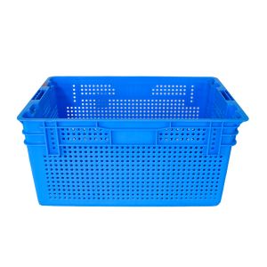 640x415x305mm Customized Color PP Plastic Nestable Crate for Logistic Turnover