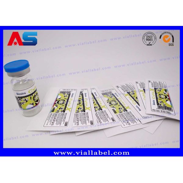 Buy Bio Pharma Adhesive 10ml Vial Stickers Bottle Rubber Cap For Muscle Growth Acetate 250mg at wholesale prices