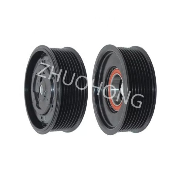 Engine 35*52*12 Auto AC Compressor Pulley Clutch Kit 8PK 105MM 12V For Mercedes