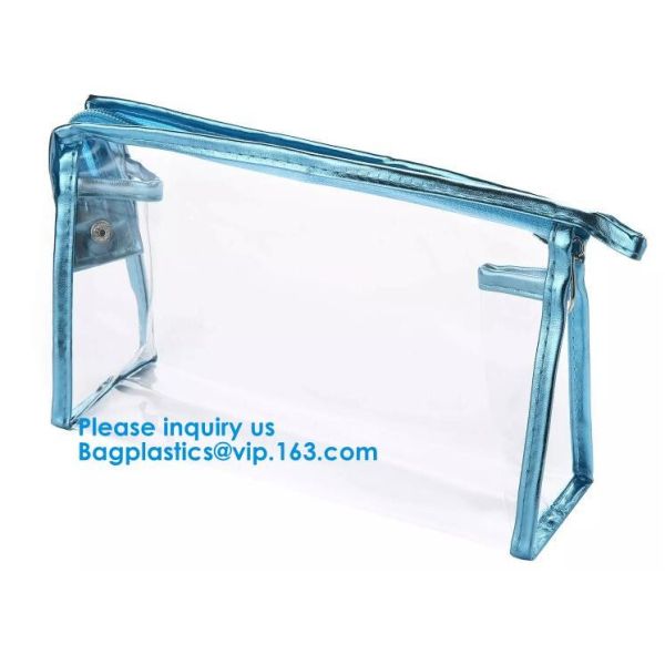 Eco-Friendly Makeup Bag Travel Large Storage Easy Carrying Transparent Women Clear Cosmetic Bag