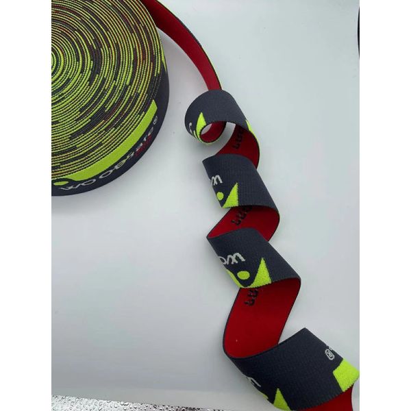 Buy New Arrival Cycling Elastic Band Custom Printed Jacquard Elastic Webbing at wholesale prices