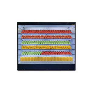 Remote Cooling Multideck Open Chiller Semi Vertical For Hotel