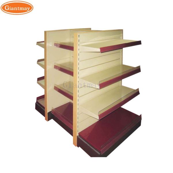 Double Sides Gondola Shelving Retail Display Racks For Store Steel Supermarket Shelf