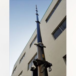 12m lockable pneumatic telescopic mast 30kg payloads NR-2500-12000-30L