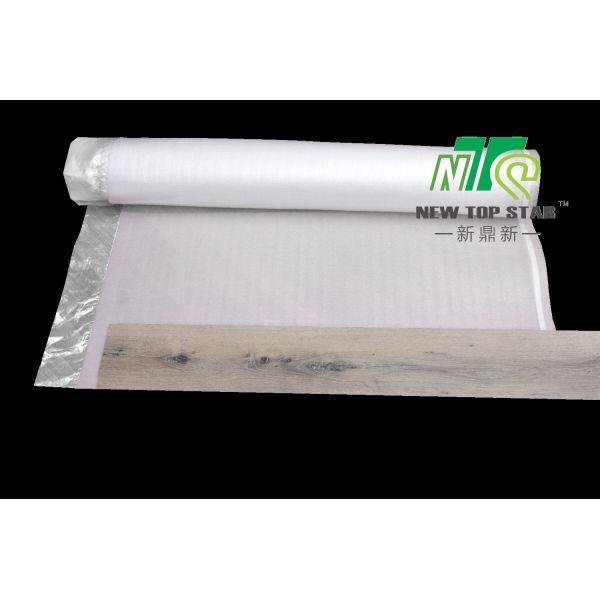 PE Film Premium EPE Underlayment , 2mm Foam Laminate Floor Underlay