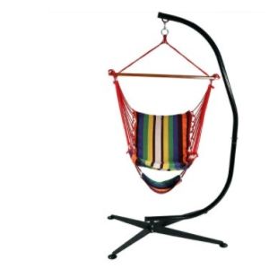 Outdoor Furniture Steel Patio Porch Hammock Chair with Easy Collapsible Base