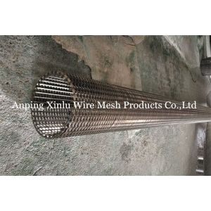 Duplex 2205 Spiral Wedge Wire Screen Pipe OD137mm Point Outside