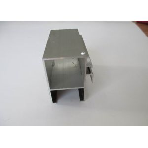 Electrophoresis Champagne Aluminum Glazing Extrusions For Window / Wardrobe