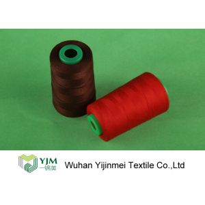 Low Shrinkage Polyester Industrial Sewing Threads With TFO Or Ring Spun Technics