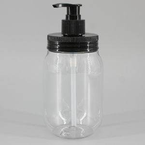 Quality Transparent 77*114mm 450ml Reusable Shampoo Bottles for sale