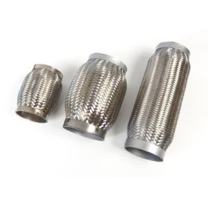 Double Braided 45mm 4 Inch Stainless Steel Exhaust Flex Pipe