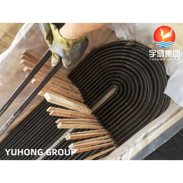ASTM A179 / ASME SA179 CARBON STEEL SEAMLESS U BEND TUBE BLACK PAINTING 0