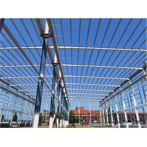White Panel Cost Effective Steel Workshop Construction