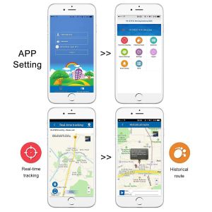 GPS Pet Tracker Waterproof Real Time Mini tracker Collar